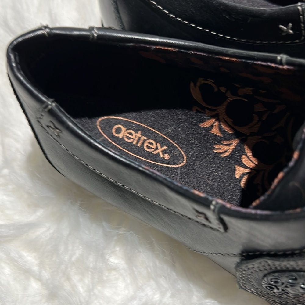 Aetrex Corinne Leather Monk Strap Size‎ 7.  B85 - Picture 5 of 12